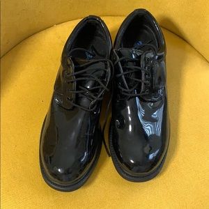 Galls dress black shoes